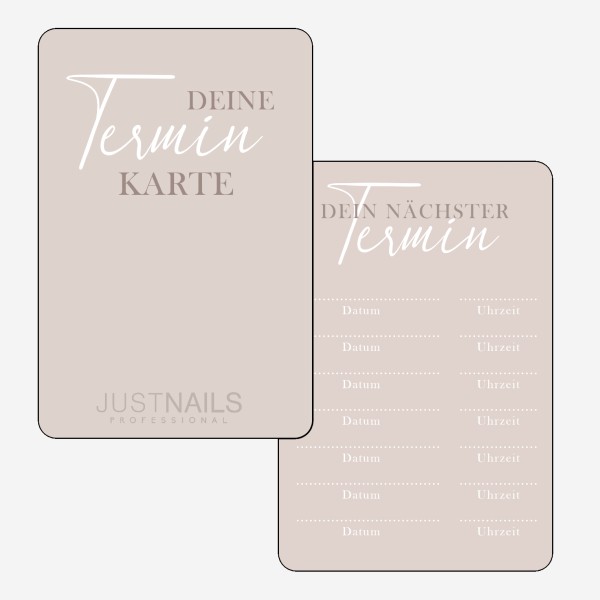 Terminkarten Kosmetik Nageldesign