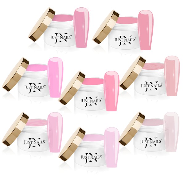 JUSTNAILS COVER SET 8x 5ml - 04