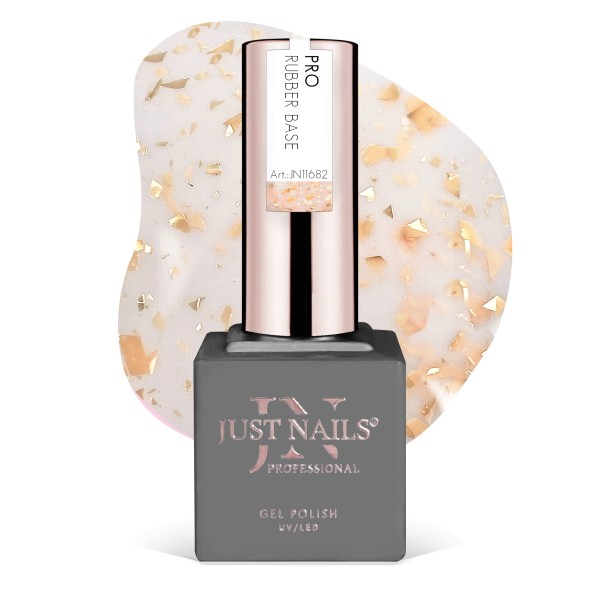 JUSTNAILS Pro Rubber BASE Fairy Crush - 09 - Shellac Hybrid Soak-off