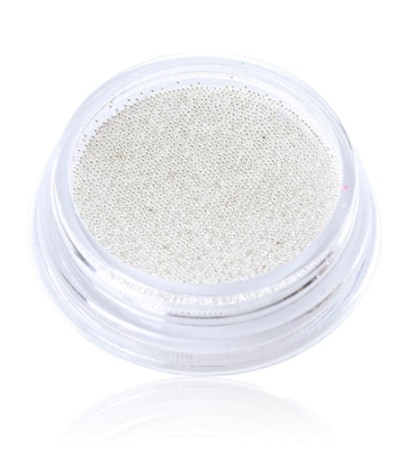 JUSTNAILS Mini Pearls - White Silver 0,4mm