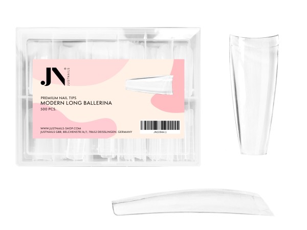 JUSTNAILS 500 Premium Modern long Ballerina