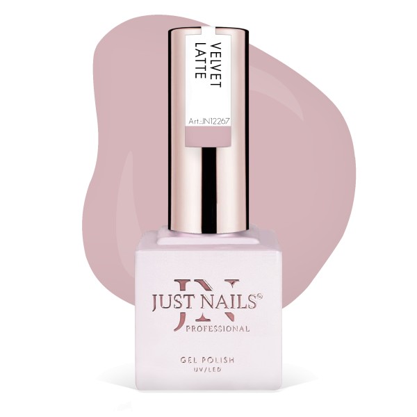 JUSTNAILS Gel Polish Color - VELVET LATTE - Shellac Soak-off