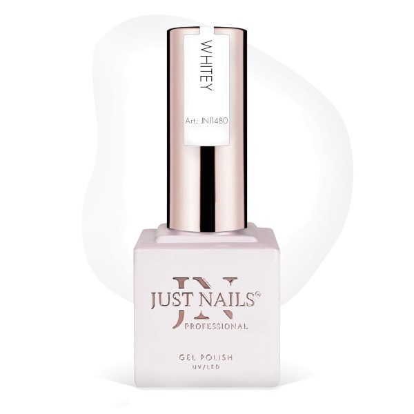 JUSTNAILS Gel Polish Color - WHITEY - Shellac Soak-off
