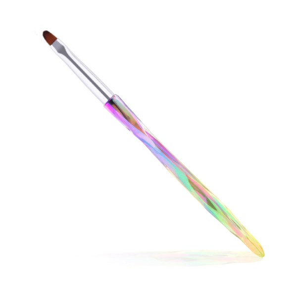 JUSTNAILS Premium Pinsel Katzenzunge Gr.6 Farbverlauf Diamond
