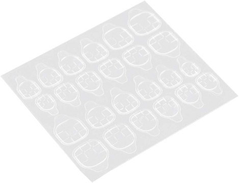 JUSTNAILS JUST PRESS - Doppelseitiger Nagelkleber Pads für Press On Nails