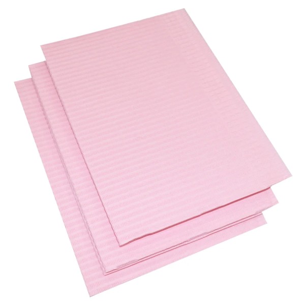 JUSTNAILS 50x Einweg Tischunterlagen Servietten rosa