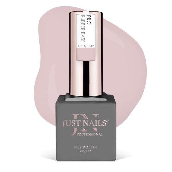 JUSTNAILS PRO RUBBER BASE Builder - CREME DE LA CREME - Hybrid Shellac Gel