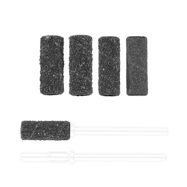 JUSTNAILS Premium SLIM Mandrel Fräser Schleifkappen black