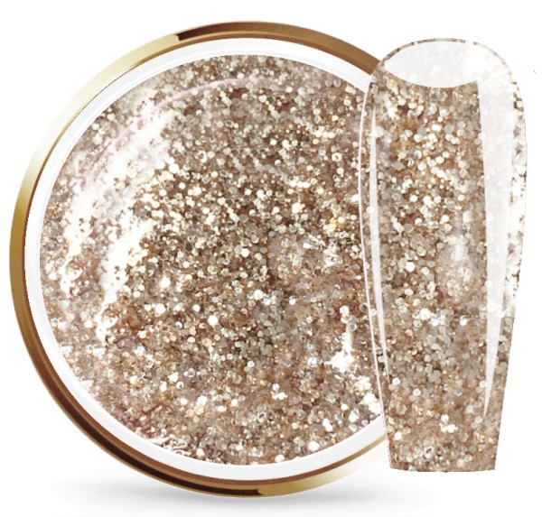 JUSTNAILS Glittergel Golddigger