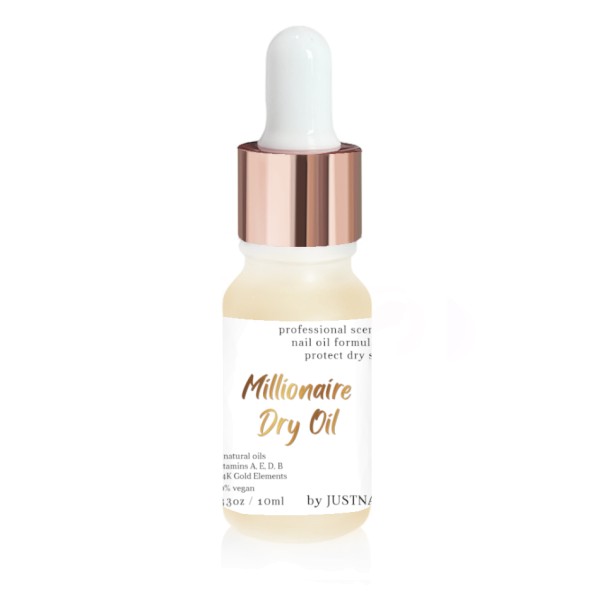 JUSTNAILS Premium Protect Nagelöl - Millionaire Dry Oil