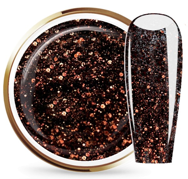 JUSTNAILS Glittergel Brownies & Cream