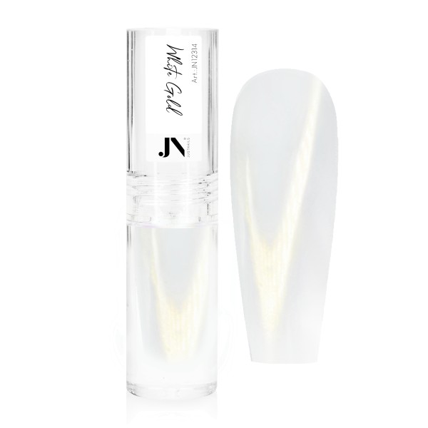JUSTNAILS NEW Glamour Liquid Powder - White Gold