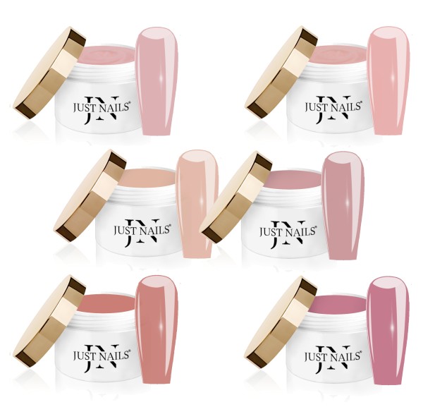 JUSTNAILS COVER SET 6x 5ml - 03