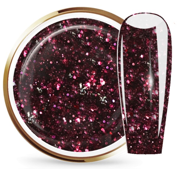 JUSTNAILS Glittergel Dame's Desire
