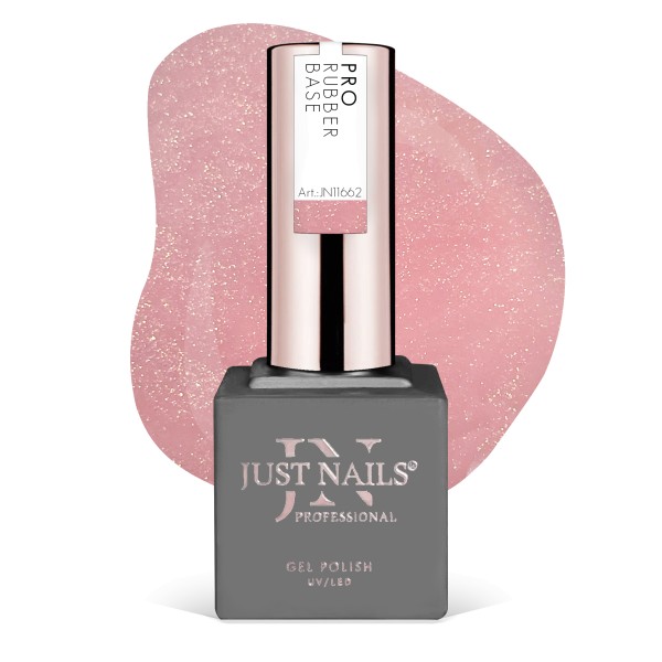 JUSTNAILS Pro Rubber Builder - JOYFUL BLOOM - Shellac Hybrid Soak-off