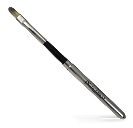 JUSTNAILS Premium Fullcover Universalpinsel mit Metall Umsteck Garnitur GR.6