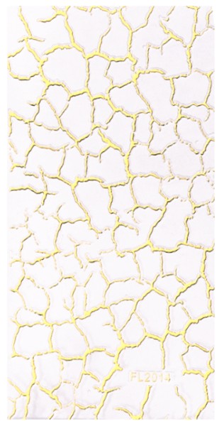 JUSTNAILS Sticker crazy abstract Lines Gold 2014