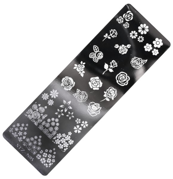 JUSTNAILS Stamping Platte - Floral 05