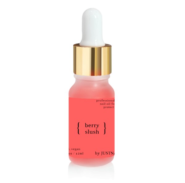 JUSTNAILS Premium Protect Nagelöl - Berry Slush