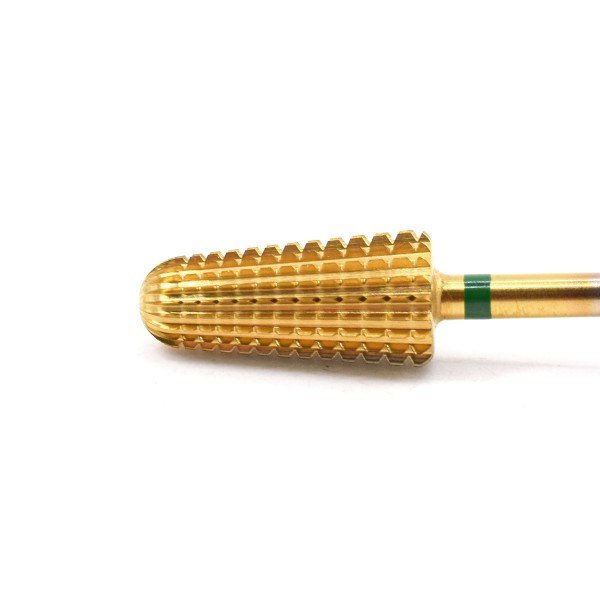 JUSTNAILS Ultra TITAN Volcano Fräser Bit Long Life Gold 05 - links & rechts