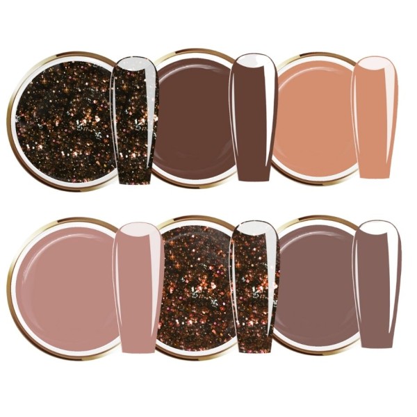JUSTNAILS Farbgel FALL SET 02