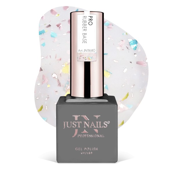 JUSTNAILS Pro Rubber BASE Fairy Crush - 07 - Shellac Hybrid Soak-off *Abverkauf