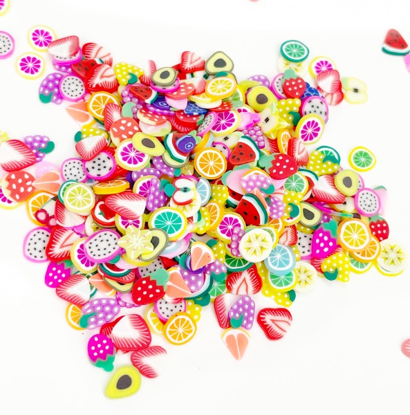 JUSTNAILS Früchte Tüte Set Inlays Einlagen Fruits Fimo Nailart Set 03